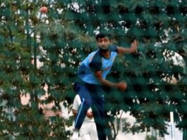 Cricket Mahesh Pithiya indian bowler Australia team bowling